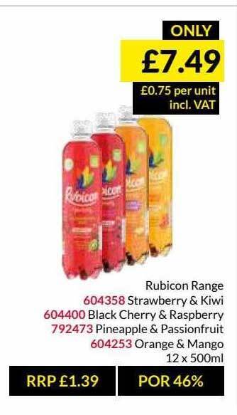 Musgrave MarketPlace Rubicon Range offer