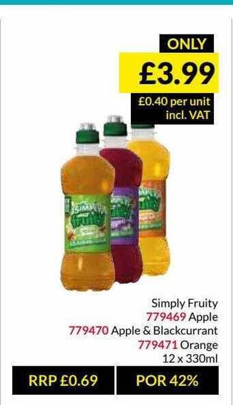 Musgrave MarketPlace Simply Fruity offer