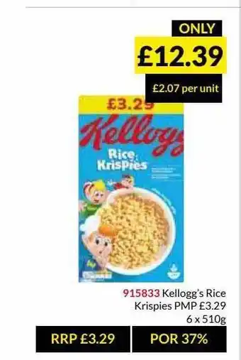Musgrave MarketPlace Kellogg's Rice Krispies offer