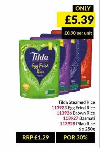 Tilda Steamed Rice