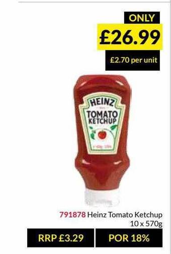 Musgrave MarketPlace Heinz Tomato Ketchup offer