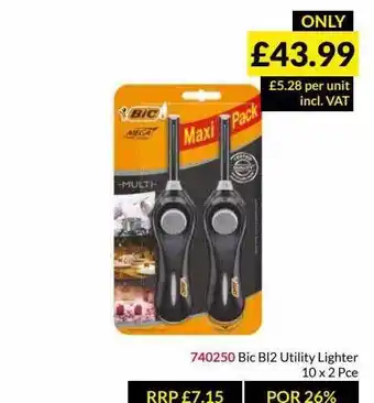 Musgrave MarketPlace Bic Bi2 Utility Lighter offer