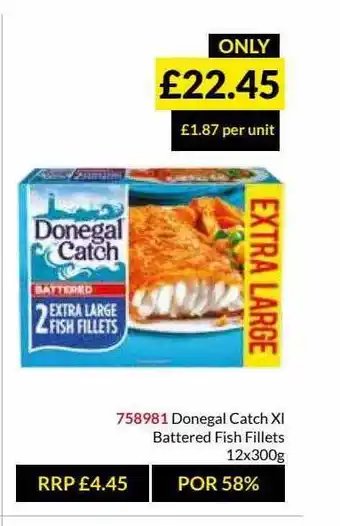 Musgrave MarketPlace Donegal Catch Xi Battered Fish Fillets offer