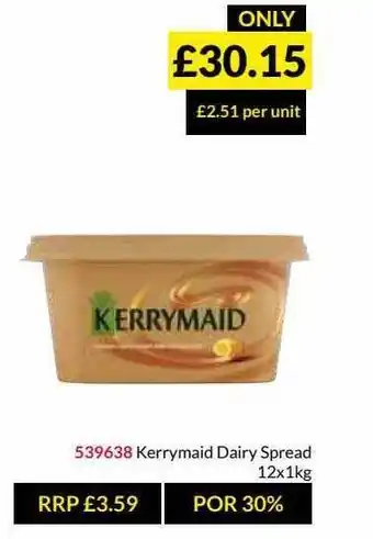 Musgrave MarketPlace Kerrymaid Dairy Spread offer