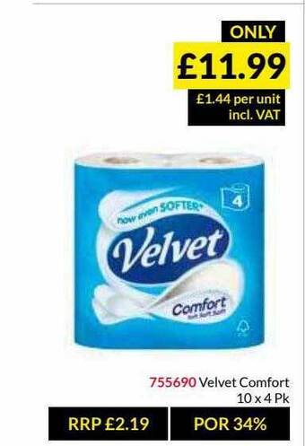 Musgrave MarketPlace Velvet Comfort offer