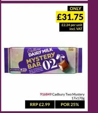 Musgrave MarketPlace Cadbury Two Mystery offer