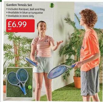 Aldi Garden Tennis Set offer