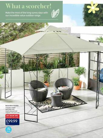 Aldi Decorative Gazebo offer