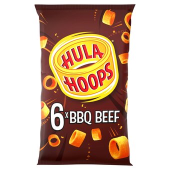 Tesco Kp Hula Hoops Bbq Beef 6X24g offer