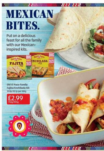 Aldi Old El Paso Family Fajita-enchilada Kit offer