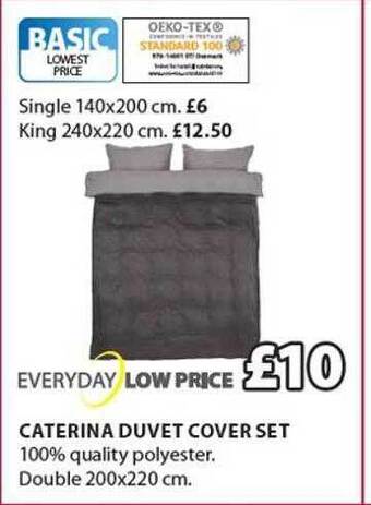 JYSK Caterina Duvet Cover Set offer