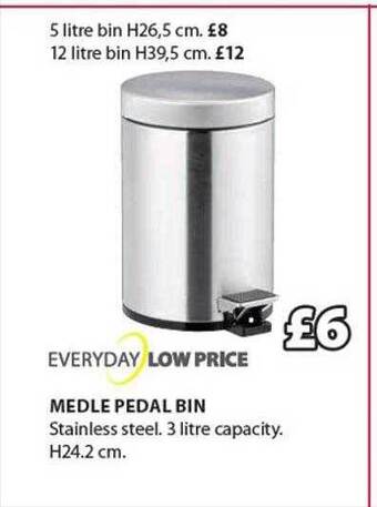 JYSK Medle Pedal Bin offer