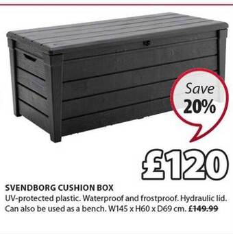 JYSK Svendborg Cushion Box offer