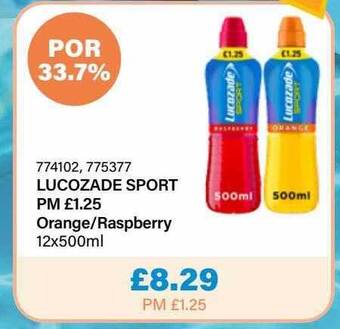 Bestway Lucozade Sport offer