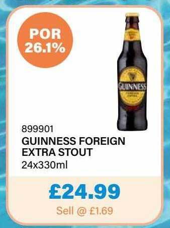 Bestway Guinness Foreign Extra Stout offer