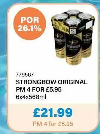 Bestway Strongbow Original Pm 4 For offer