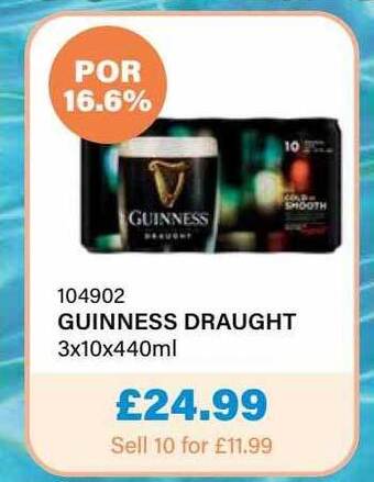 Bestway Guinness Draught offer