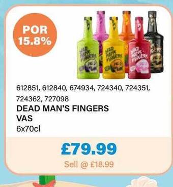 Bestway Dead Man's Fingers Vas offer