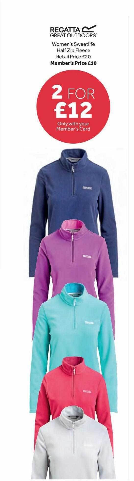 Sweetlife Half Zip Fleece 