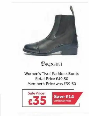 GO Outdoors Brogini Women's Tivoli Paddock Boots offer