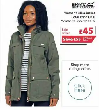 GO Outdoors Regatta Women's Alixa Jacket offer