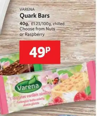 Lidl Quark Bars offer