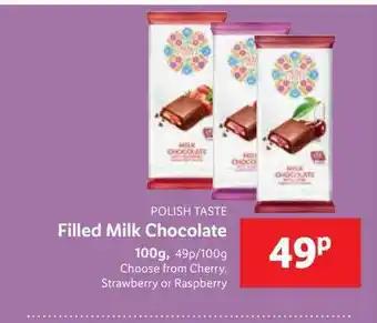 Lidl Filled Milk Chocolate offer