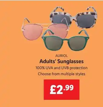 Lidl Adults' Sunglasses offer