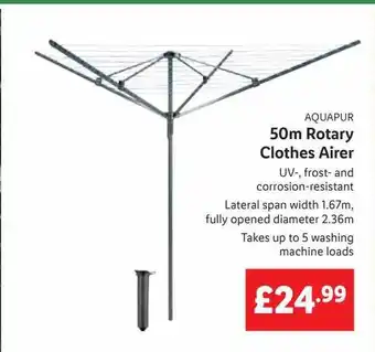 Lidl rotary clothes line sale