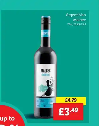 Lidl Argentinian Malbec offer