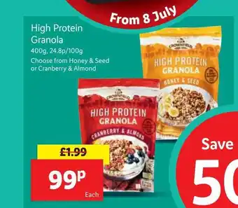 Lidl High Protein Granola offer