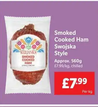 Lidl Smoked Cooked Ham Swojska Style offer