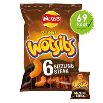Asda Walkers Wotsits Sizzling Steak Multipack Crisps offer
