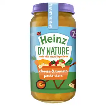 Asda Heinz By Nature Cheese and Tomato Pasta Stars 7+ Months offer