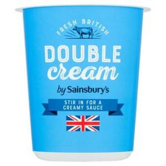 Sainsbury's Sainsbury's double cream 300ml offer