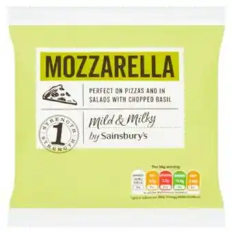 Sainsbury's Sainsbury's mozzarella cheese 150g offer