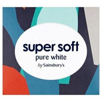 Sainsbury's Sainsbury's super soft pure white tissues cube 1x56 sheets offer