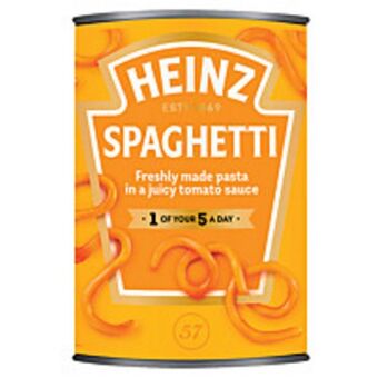 McColl's Heinz spaghetti 400g offer