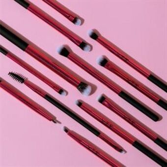 Home Bargains Khm kate hayes 12 piece cosmetic eye brush set with 2-in-1 case & stand offer