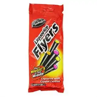 Maxilin: liquorice flyers 75g (case of 30)