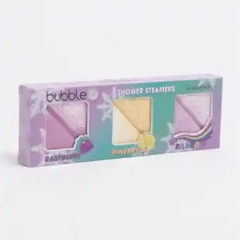 Home Bargains Bubble t: shower steamer trio gift set offer