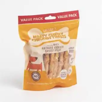 Home Bargains Chester's: meaty chewy chicken twists 320g offer