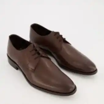 TK Maxx Brown leather kingsley derby shoes offer