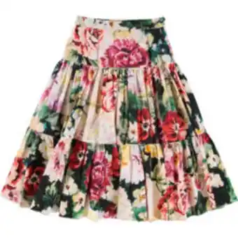 TK Maxx Multi coloured floral midi skirt offer