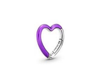 Pandora Pandora me bright purple styling heart connector offer