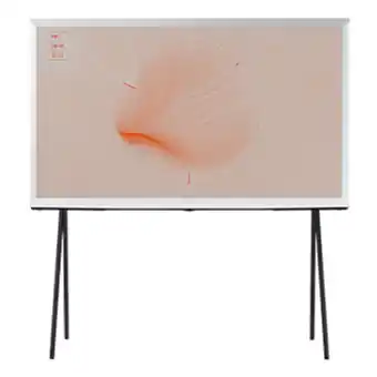 Samsung 50" the serif qled 4k hdr smart tv in cloud white offer