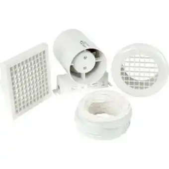 Toolstation 150mm part l inline shower extractor fan kit with timer offer