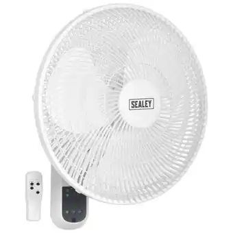 Machine Mart Sealey swf16wr 16" 3-speed wall fan with remote control offer