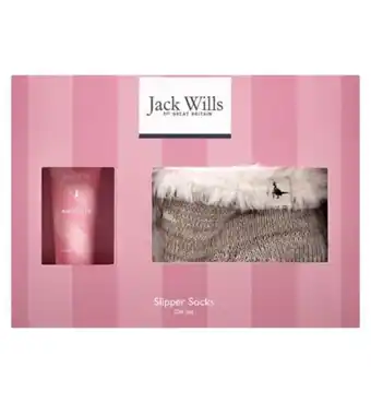 Boots Jack wills slipper socks gift set offer