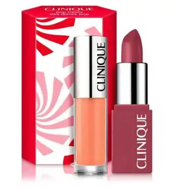 Boots Clinique pop treats: lipstick gift set offer